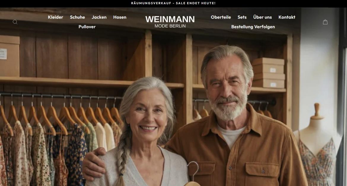 China-Shop: weinmannmode.de (2026)