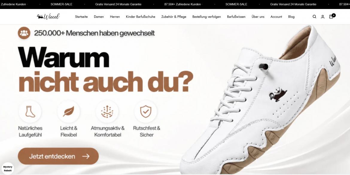 China-Shop: wiecel.de (2026)