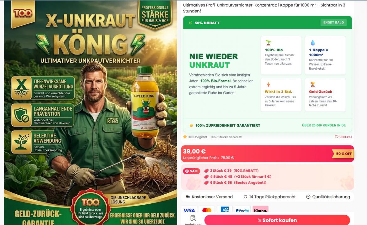 China-Shop: X-Unkraut König (2026)