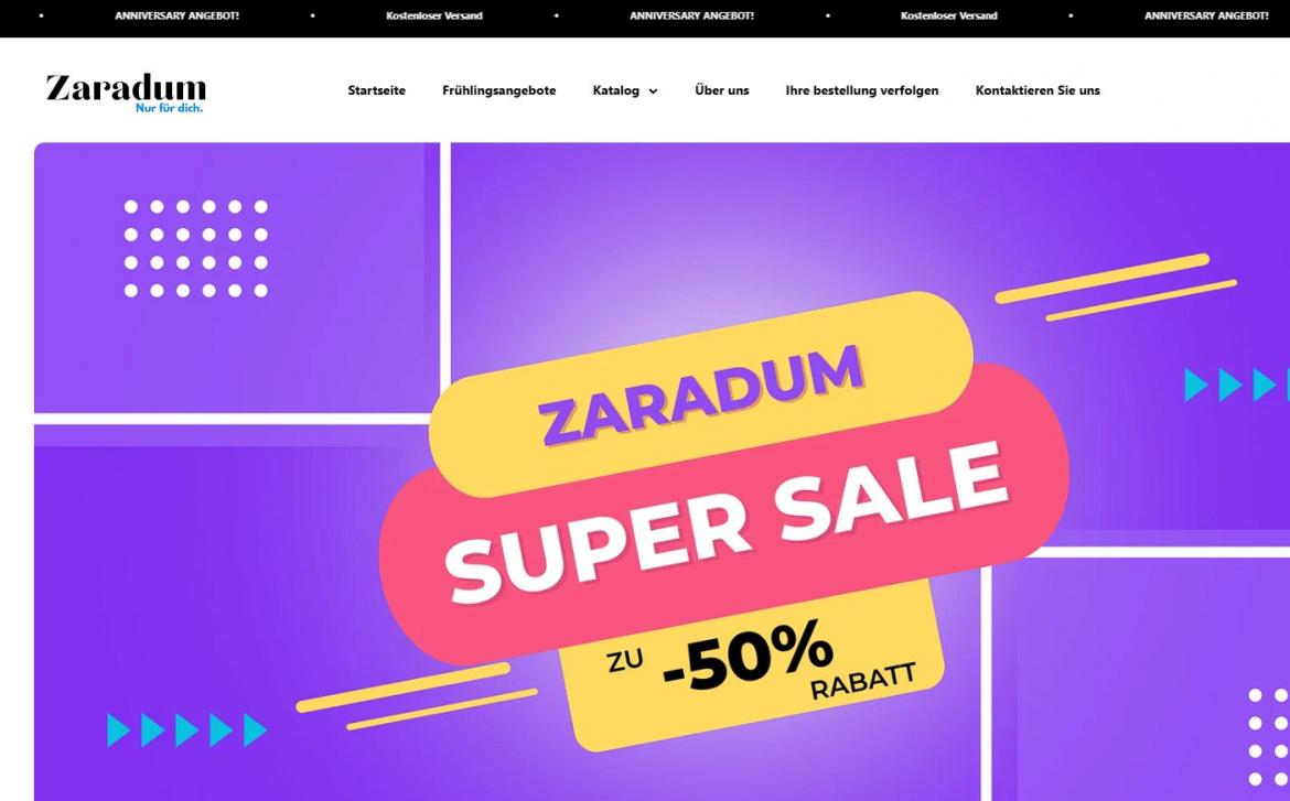 China-Shop: Zaradum.com