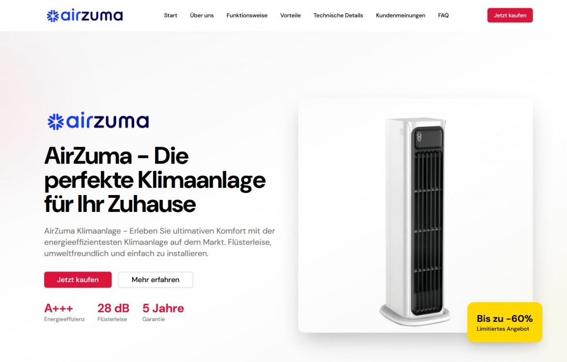 China-Shop: airzuma.de (2026)