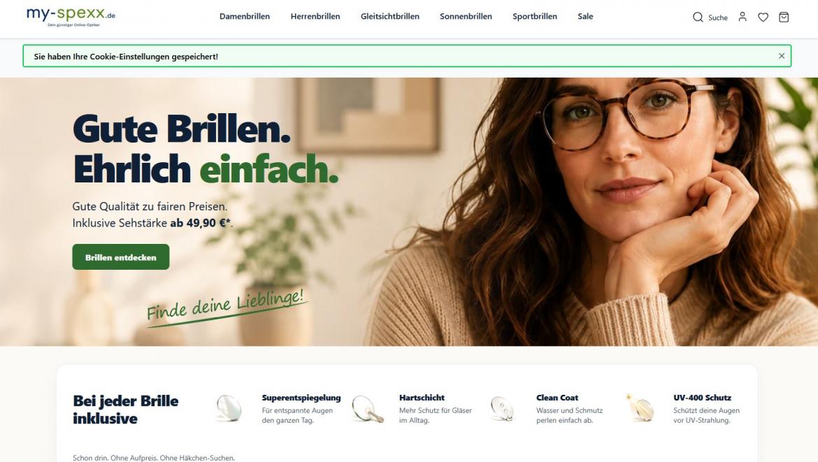 China-Shop: my-spexx.de (2026)