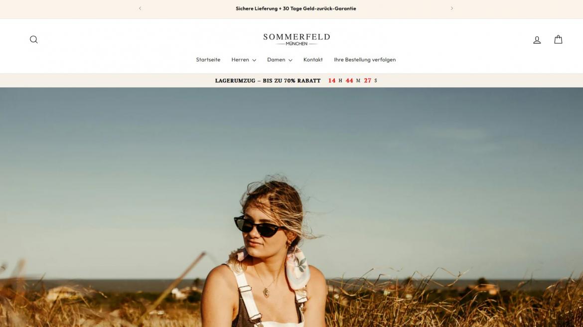 China-Shop: sommerfeld-munchen.de (2026)