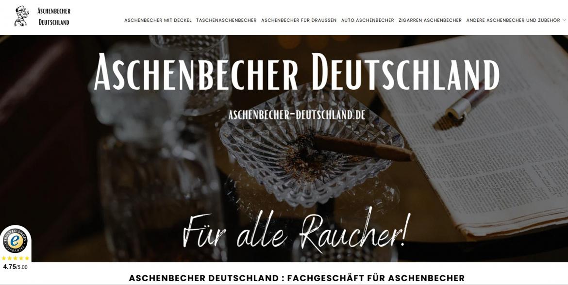 Fake-Shop:  aschenbecher-deutschland.de (2026) 