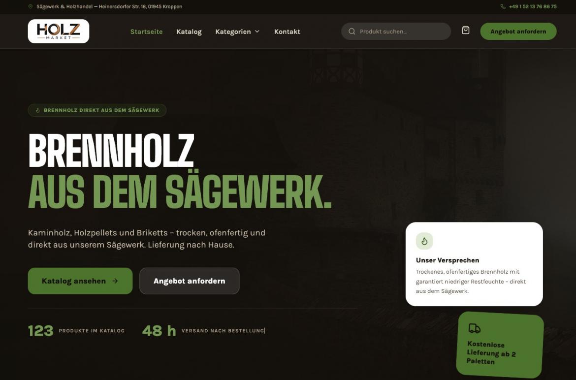 Fake-Shop: holz-market.com (2026)