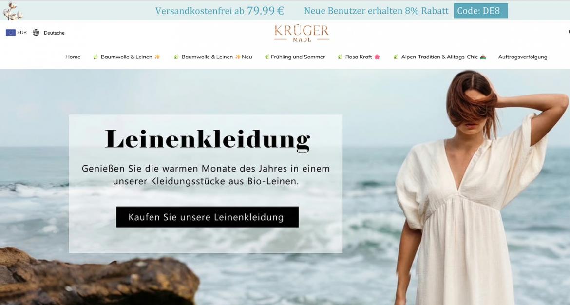 Fake-Shop: kruegermadl.de (2026)