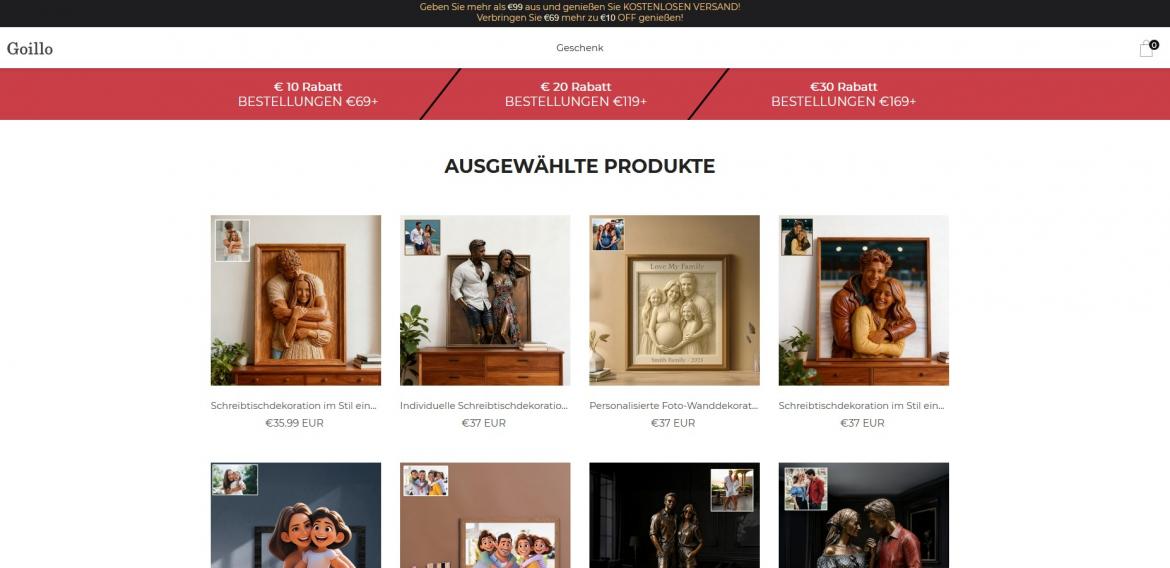 Fake-Shop: gollio.com (2026)