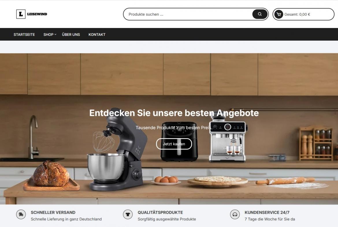Fake-Shop: leisewind.com (2026)