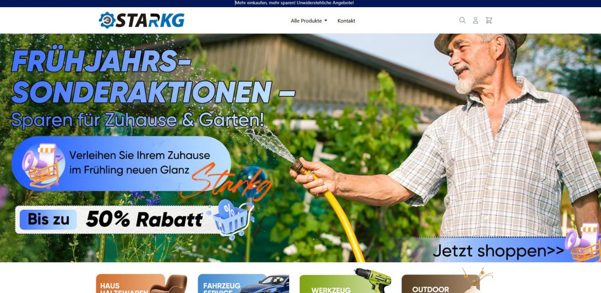 Fake-Shop: starkg.de (2026)
