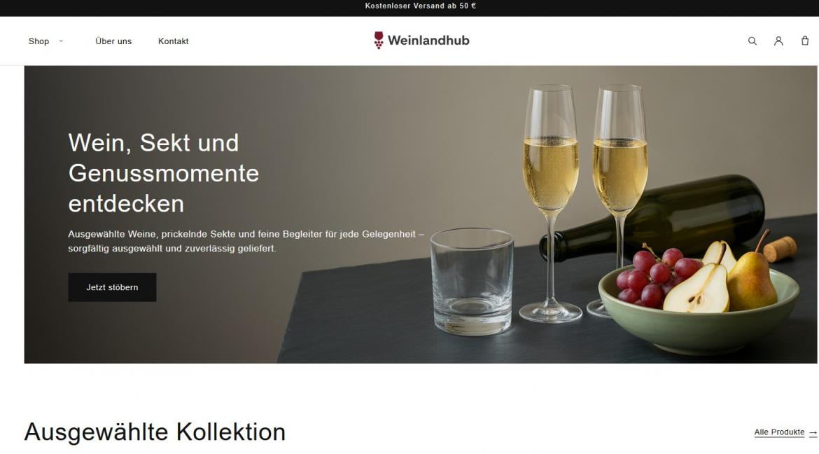 Fake-Shop: weinlandhub.com (2026)
