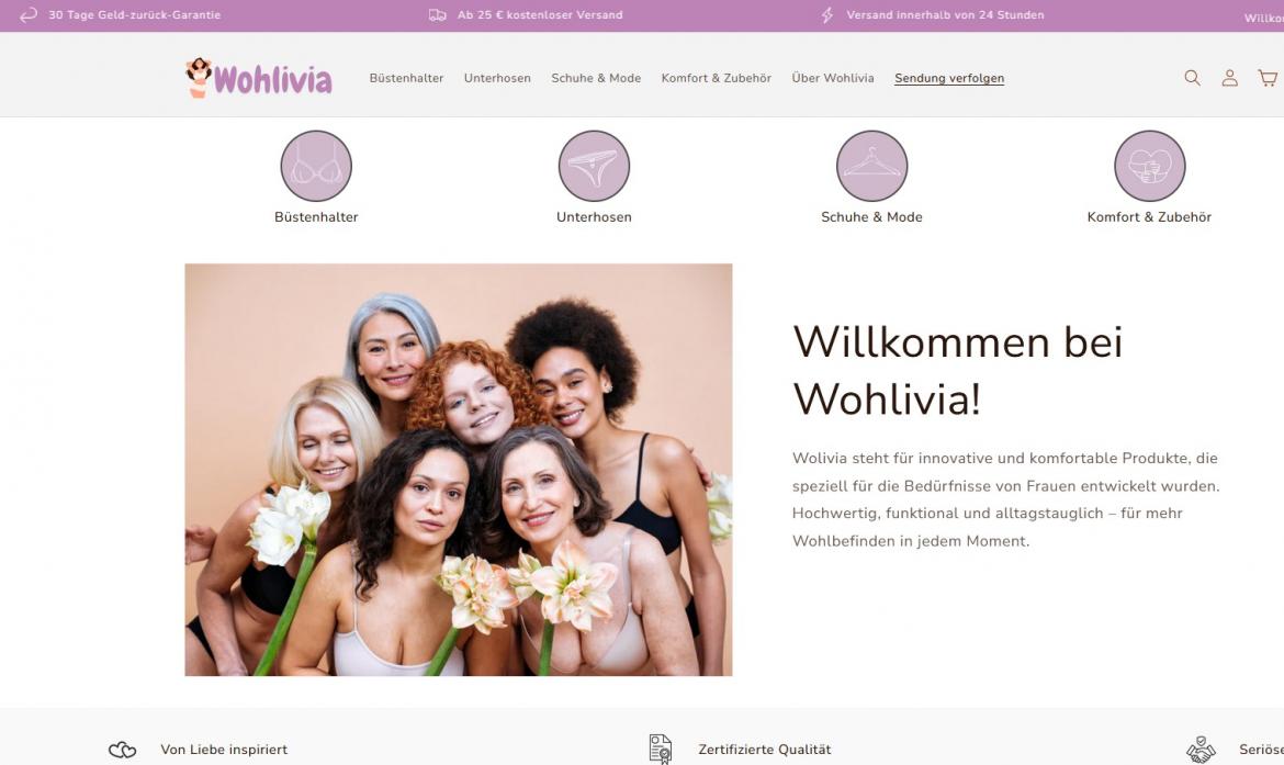 Fake-Shop:  wohlivia.de (2026)