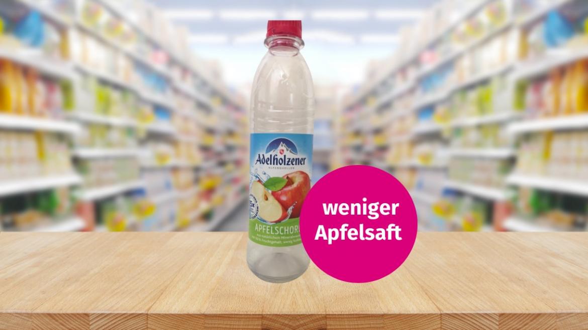 Adelholzner Alpenquelle Apfelschorle Skimpflation