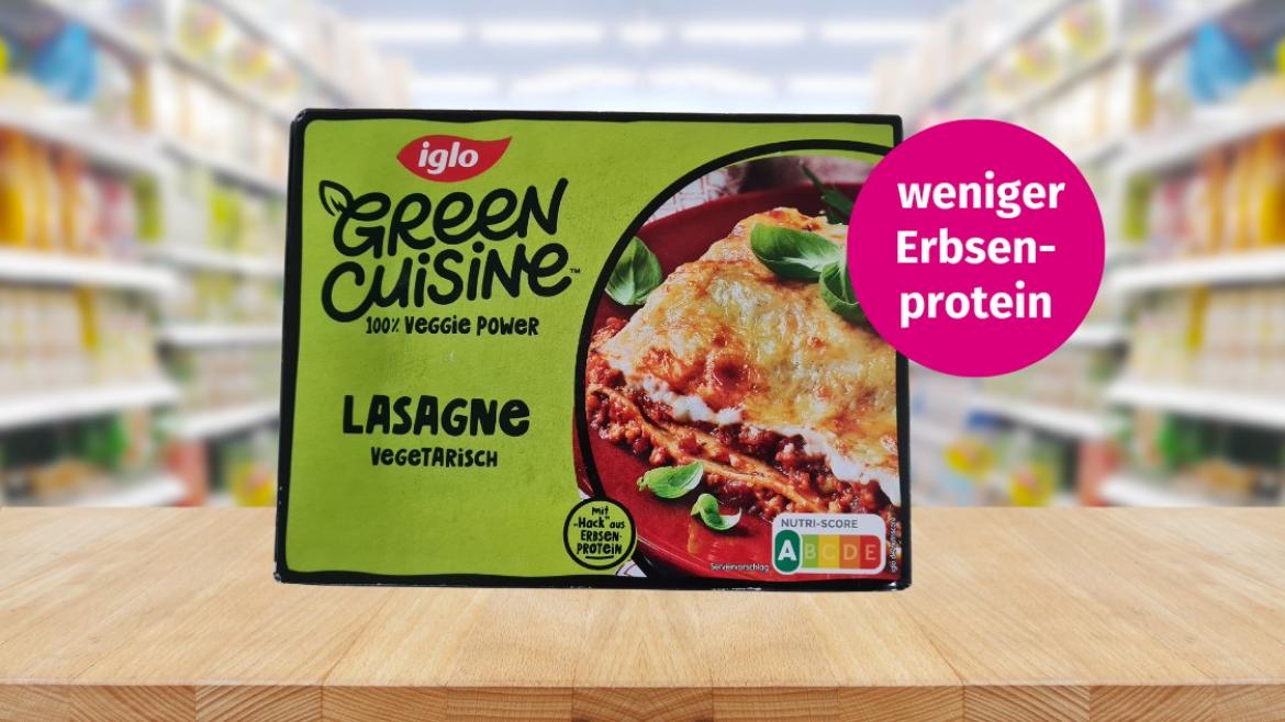 Iglo Green Cuisine Lasagne Skimpflation