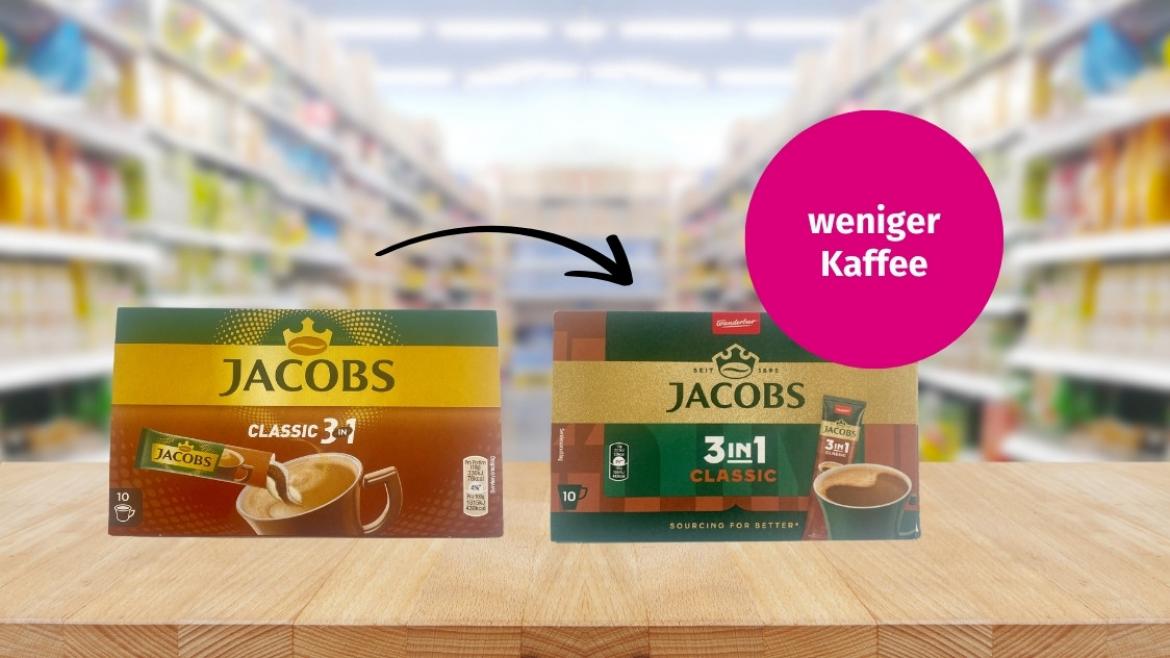 Jacobs 3in1 Kaffeesticks Skimpflation