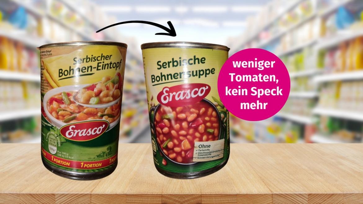 Erasco serbischer Bohneneintopf Skimpflation