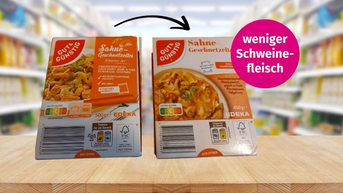 Gut & Günstig Sahnegeschnetzeltes Skimpflation
