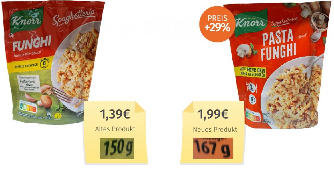 Knorr Funghi (2025) Alt-Neu-Vergleich