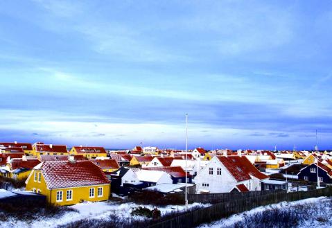 Ferienhaus in Dänemark im Winter