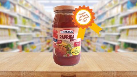 Mogelpackung des Jahres: Homann Paprika Sauce Gewinner 2021