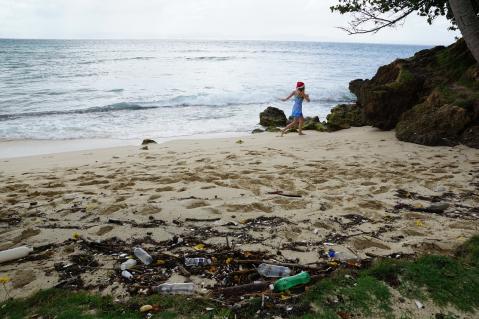 Plastikmüll am Strand