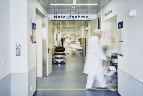 Notaufnahme im Krankenhaus
