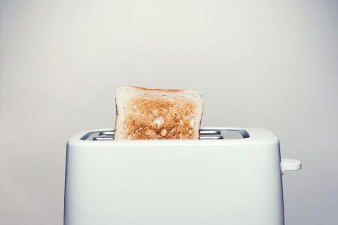 Toast im Toaster