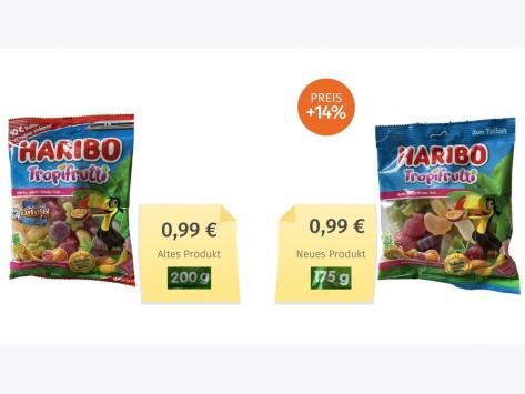 Haribo Tropifrutti (2022) Alt-Neu-Vergleich