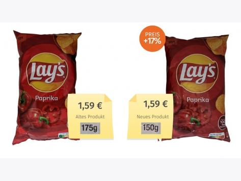 Chipstüte lay's paprika vergleich alt neu