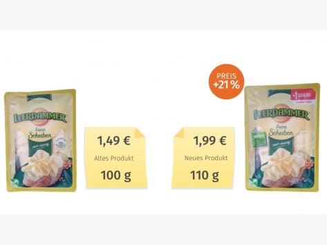 Leerdammer Feine Scheiben Vergleich Alt Neu