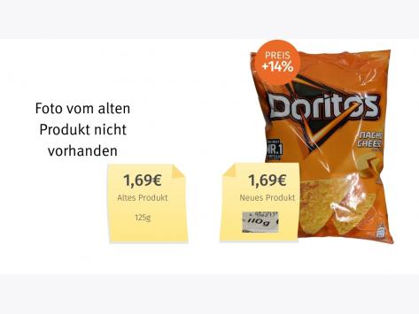 Doritos NachoCheese (2022) Alt-Neu-Vergleich