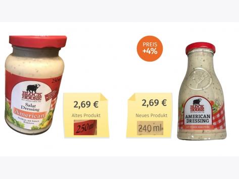 Block House American Dressing (2022) Alt-Neu-Vergleich