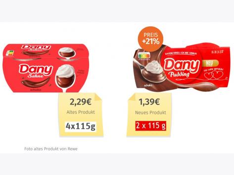 Dany Pudding Schoko (2024) Alt-Neu-Vergleich