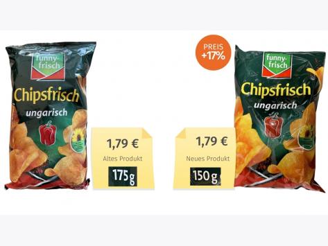 Funny Frisch Chipsfrisch ungarisch (2022) Alt-Neu-Vergleich