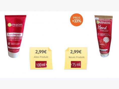 Garnier Hand Repair (2024) Alt-Neu-Vergleich