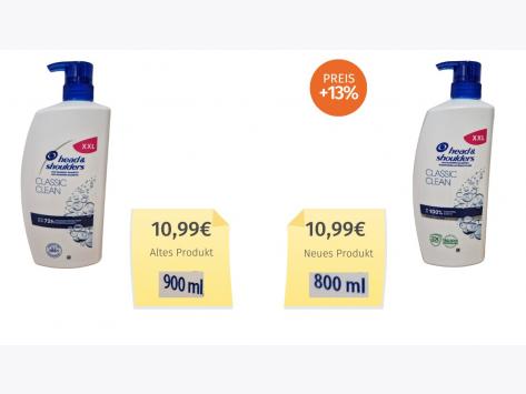 Head & Shoulders XXL Classic Clean (2024) Alt-Neu-Vergleich