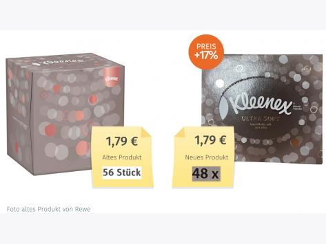 Kosmetiktücher Ultra Soft Würfelbox (2022) Alt-Neu-Vergleich