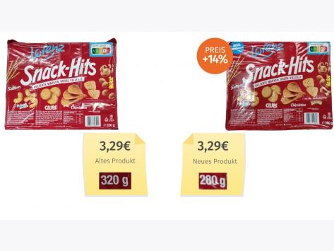 Lorenz Snack-Hits (2024) Alt-Neu-Vergleich