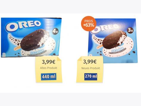 Oreo Stieleis (2023) Alt-Neu-Vergleich