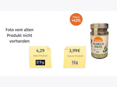 Ostmann Italienische Kräuter (2024) Alt-Neu-Vergleich