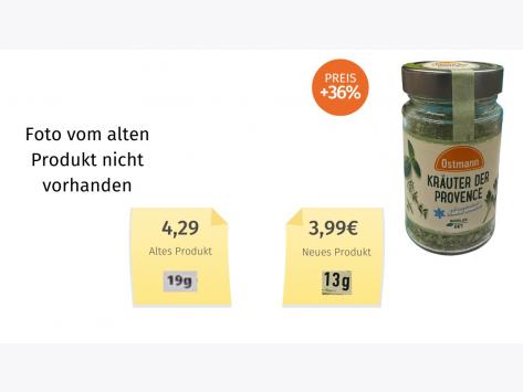 Ostmann Kräuter der Provence (2024) Alt-Neu-Vergleich