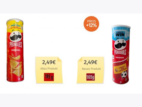 Pringles Original (2024) Alt-Neu-Vergleich