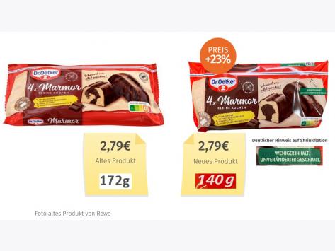 Dr. Oetker Marmor Kleine Kuchen (2025) Alt-Neu-Vergleich