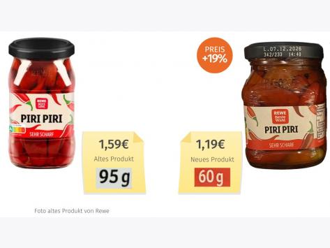 Rewe Beste Wahl Piri Piri (2025) Alt-Neu-Vergleich 