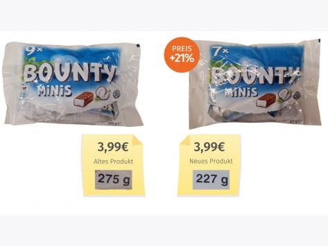 Bounty Minis (2025) Alt-Neu-Vergleich