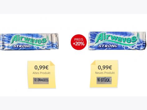 Mogelpackung: Airwaves Strong (2025) Alt-Neu-Vergleich