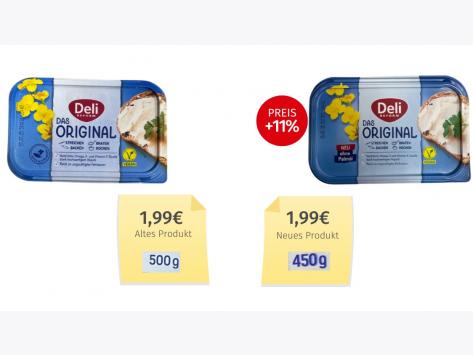 Mogelpackung: Deli Reform Das Original 2025 Alt-Neu-Vergleich