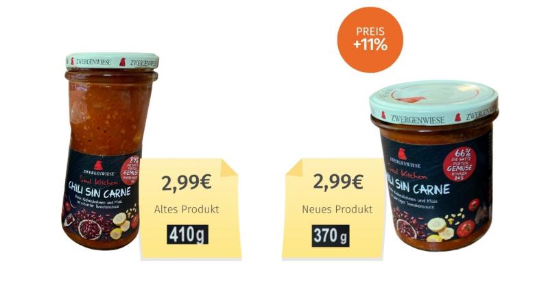 Zwergenwiese_Soul Kitchen Chili sin Carne_2022_Alt-Neu-Vergleich