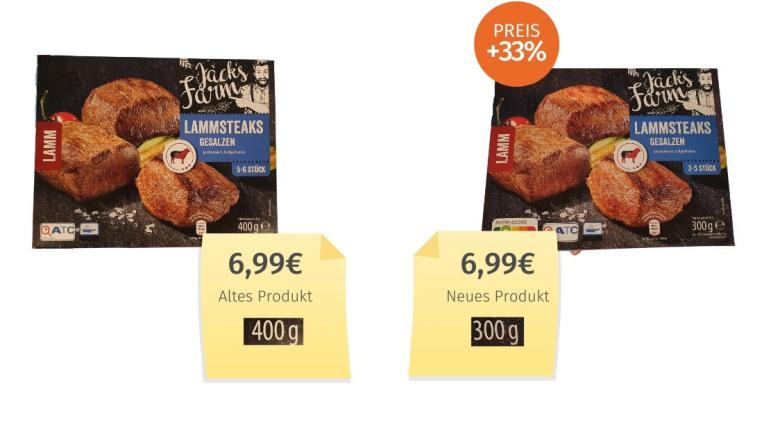 Jack'sFarm Lammsteaks (2022) Alt-Neu-Vergleich