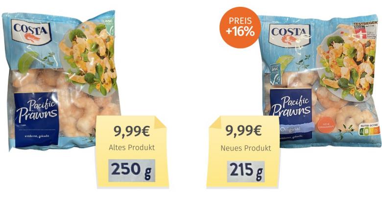 Costa Pacific Prawns (2023) Alt-Neu-Vergleich