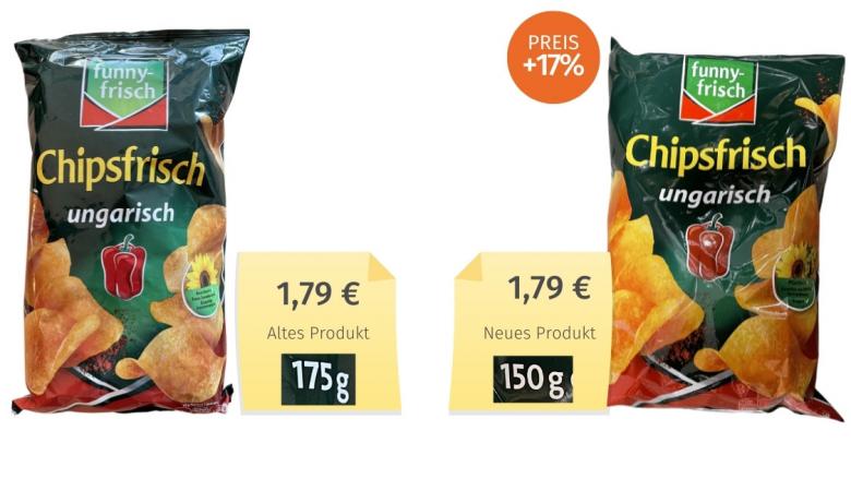Funny Frisch Chipsfrisch ungarisch (2022) Alt-Neu-Vergleich
